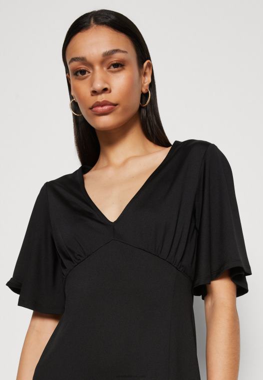 Anna Field kvinner jersey kjole svart P266L176