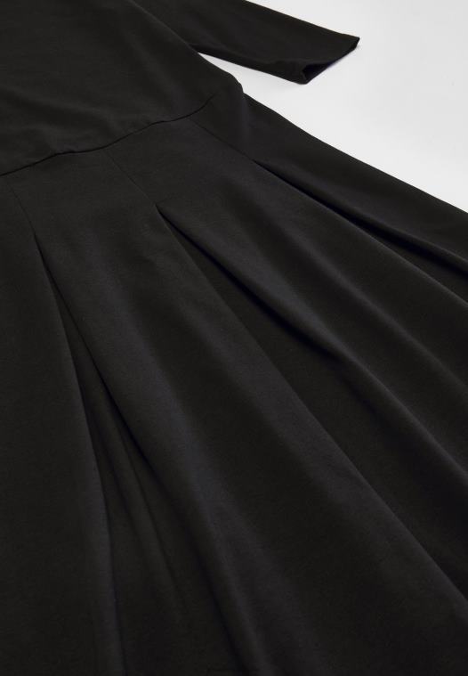 Anna Field kvinner jersey kjole svart P266L181