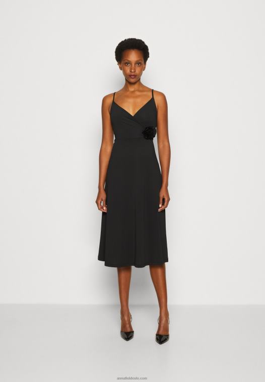 Anna Field kvinner jersey kjole svart P266L43