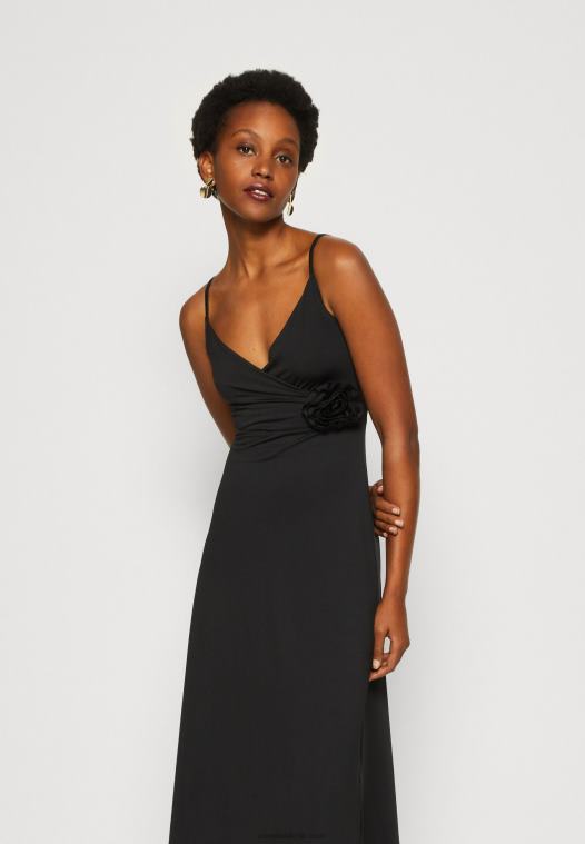 Anna Field kvinner jersey kjole svart P266L43