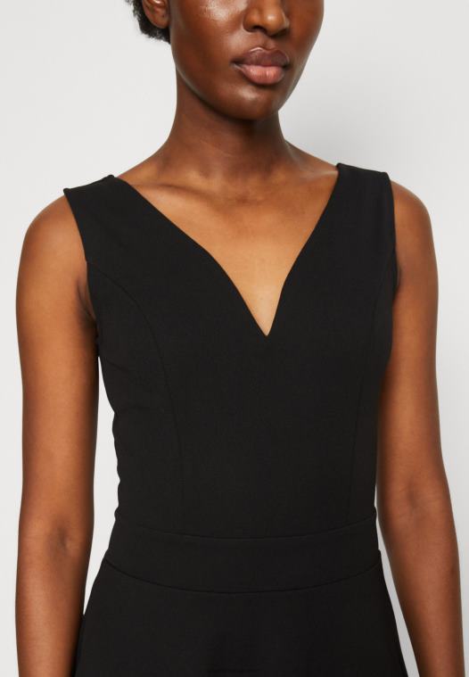 Anna Field kvinner jersey kjole svart P266L44