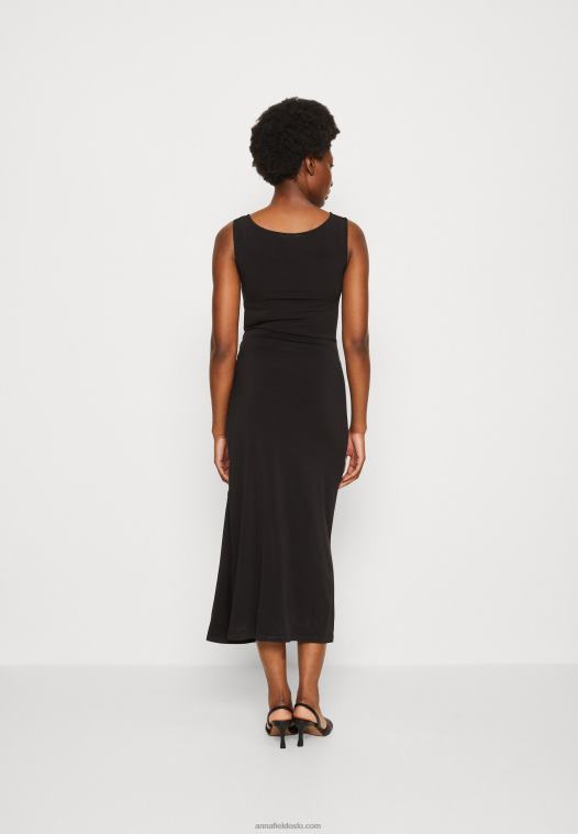 Anna Field kvinner jersey kjole svart P266L48