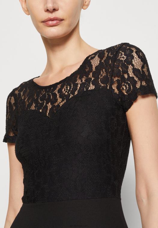 Anna Field kvinner jersey kjole svart P266L58