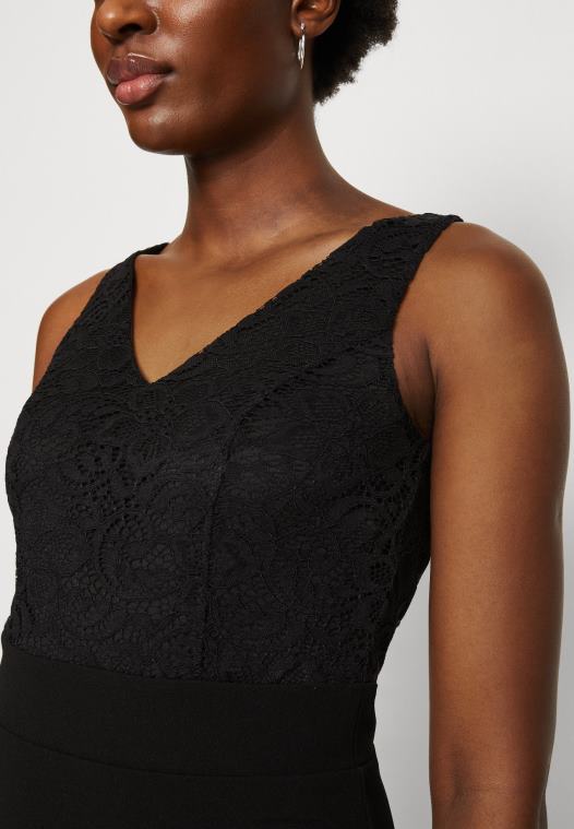 Anna Field kvinner jersey kjole svart P266L63