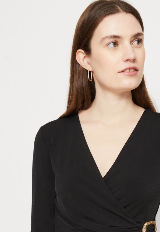 Anna Field kvinner jersey kjole svart P266L66