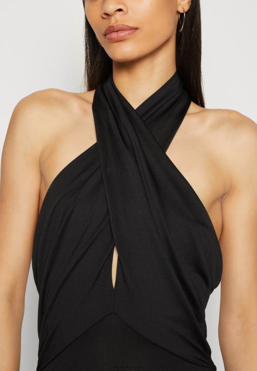 Anna Field kvinner jersey kjole svart P266L77