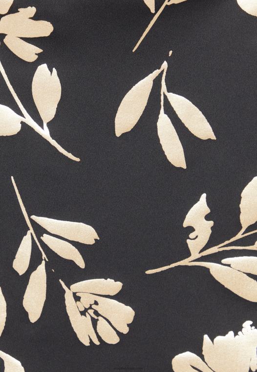 Anna Field kvinner jersey kjole svart gull P266L186