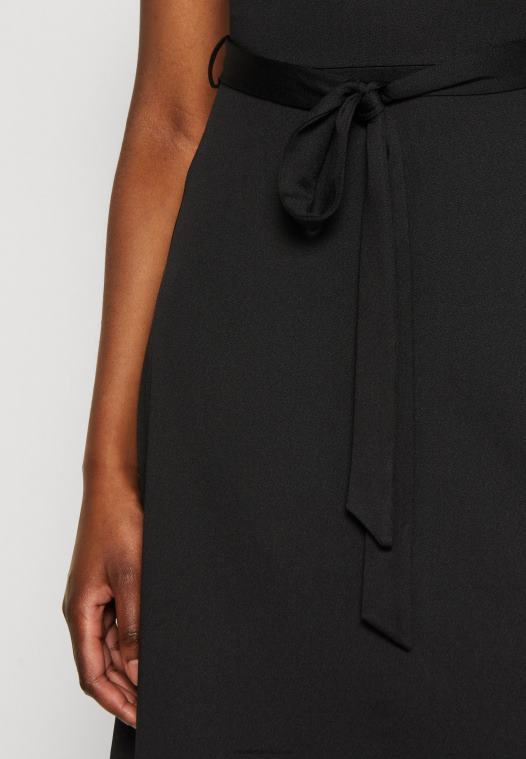 Anna Field kvinner jersey kjole svart/hvit P266L115