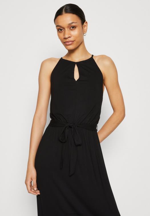 Anna Field kvinner maxikjole svart P266L128