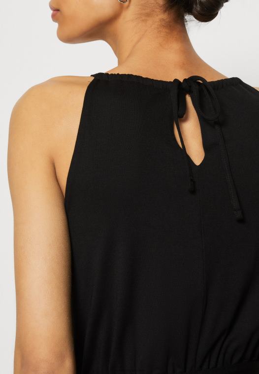 Anna Field kvinner maxikjole svart P266L128