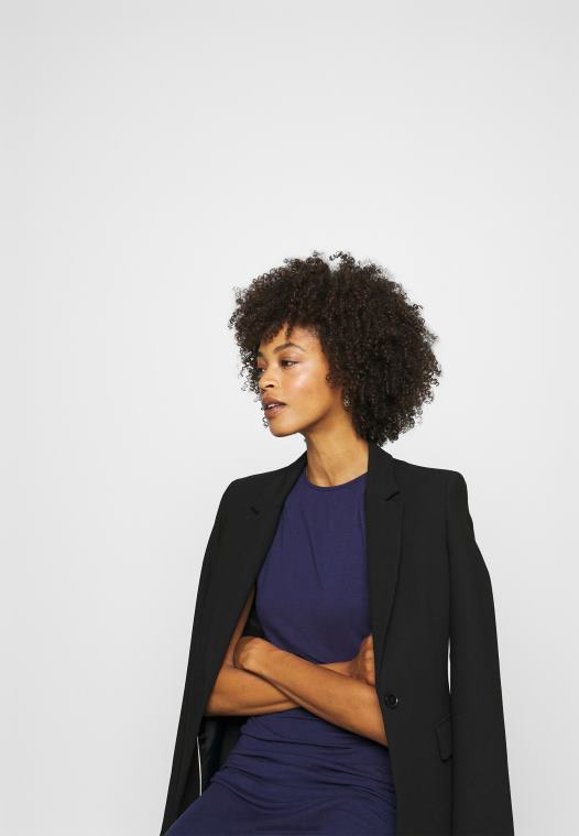 Anna Field kvinner skiftekjole kveldsblå P266L122