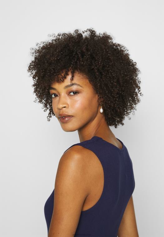 Anna Field kvinner skiftekjole kveldsblå P266L122