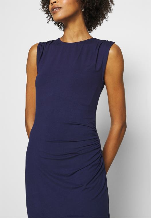 Anna Field kvinner skiftekjole kveldsblå P266L122