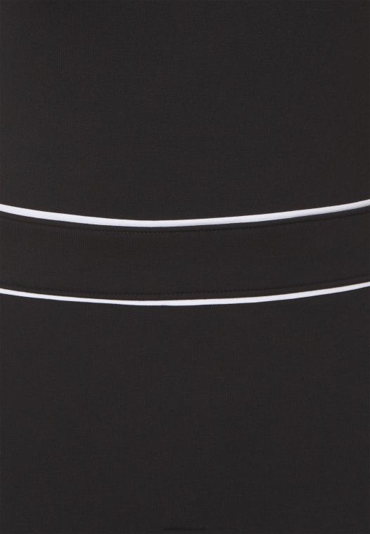 Anna Field kvinner skiftekjole svart/hvit P266L95