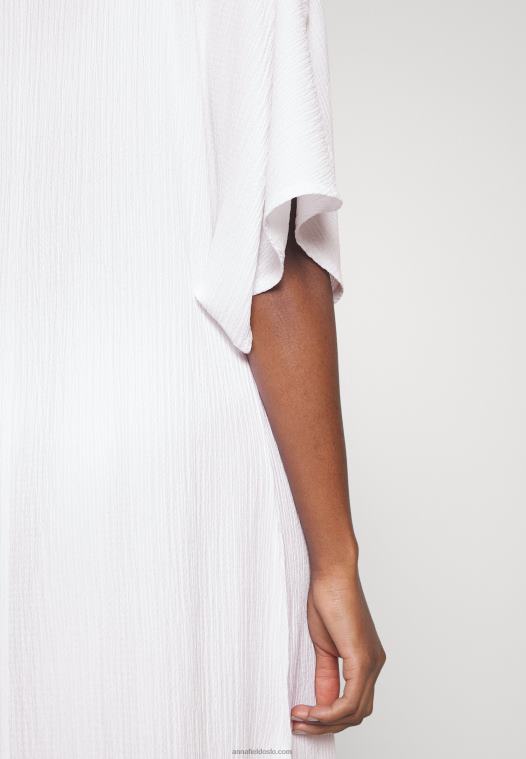 Anna Field kvinner v front strandkjole maxi kjole weiss P266L222