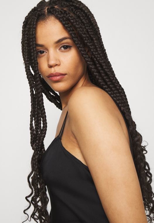 Anna Field kvinner brude nattkjole svart P266L1040