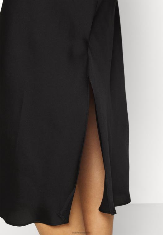 Anna Field kvinner brude nattkjole svart P266L1040