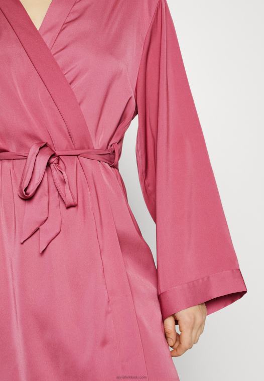 Anna Field kvinner morgenkåpe rosa P266L1081