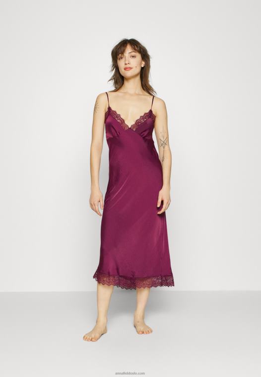 Anna Field kvinner nattkjole lilla P266L1043