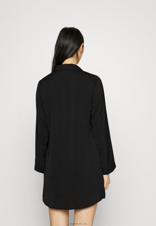 Anna Field kvinner nattkjole svart P266L1055