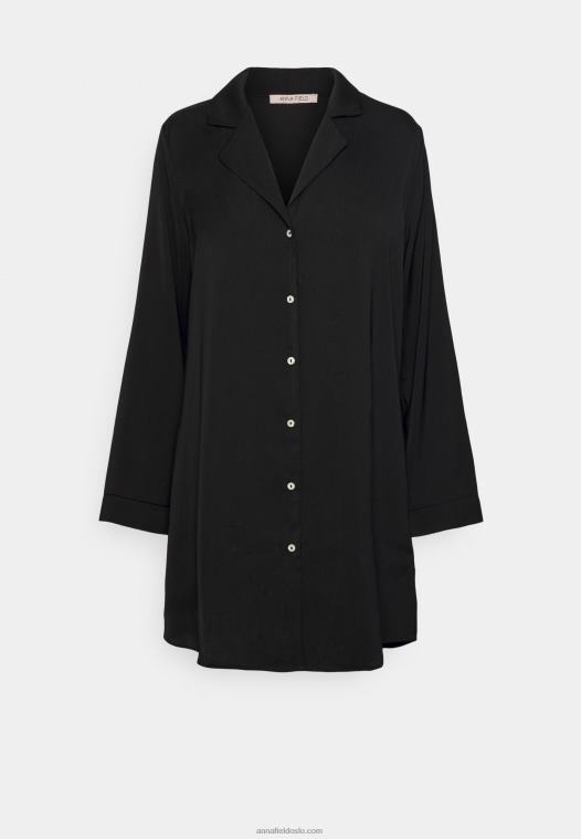 Anna Field kvinner nattkjole svart P266L1055