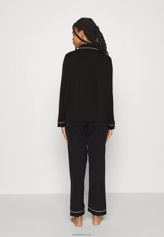 Anna Field kvinner pyjamassett svart P266L1072