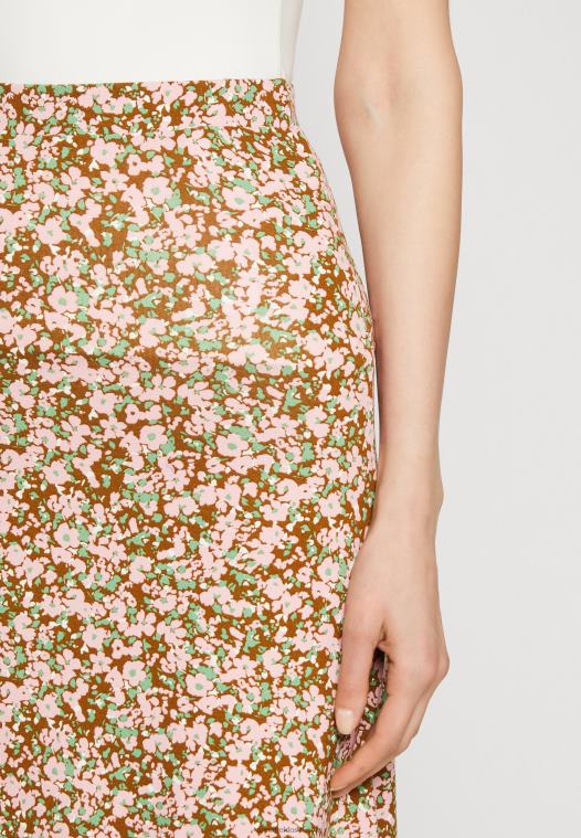 Anna Field kvinner a-linjet skjørt flerfarget P266L786