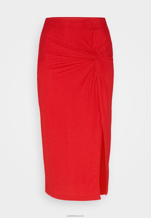 Anna Field kvinner blyantskjørt rødt P266L809