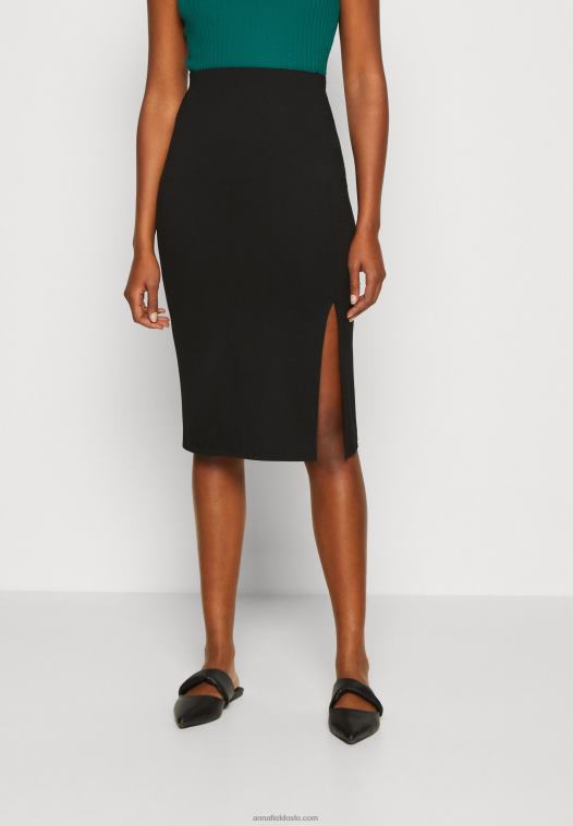 Anna Field kvinner blyantskjørt svart P266L797