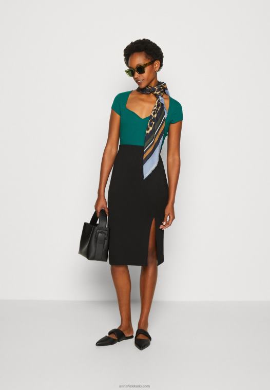 Anna Field kvinner blyantskjørt svart P266L797