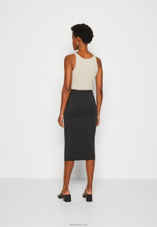 Anna Field kvinner blyantskjørt svart P266L802