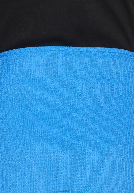 Anna Field kvinner omslagsskjørt blå P266L807