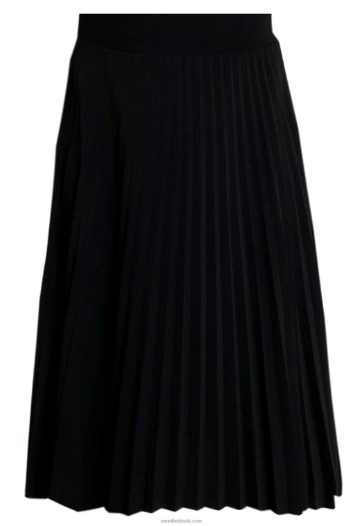 Anna Field kvinner plisse a-line miniskjørt a-line skjørt svart P266L776