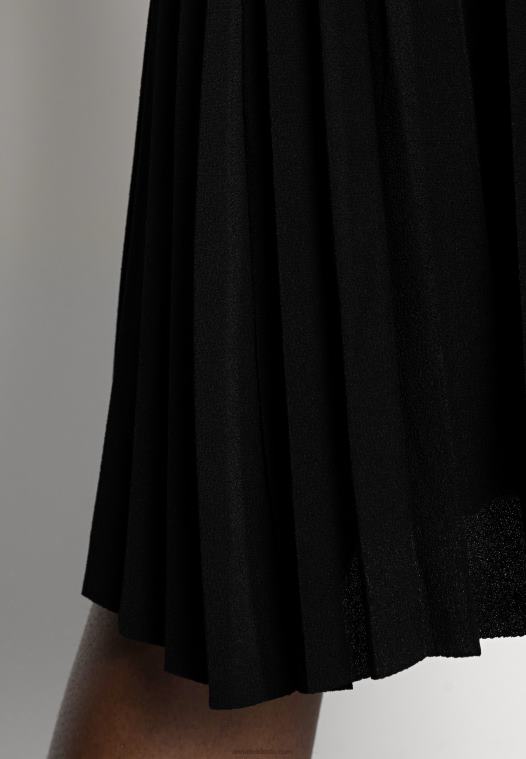 Anna Field kvinner plisse a-line miniskjørt a-line skjørt svart P266L776