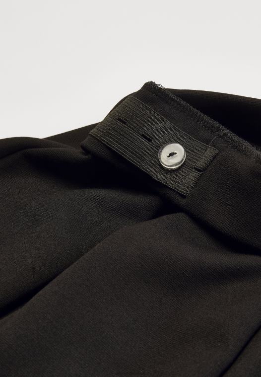 Anna Field kvinner plissert skjørt svart P266L779