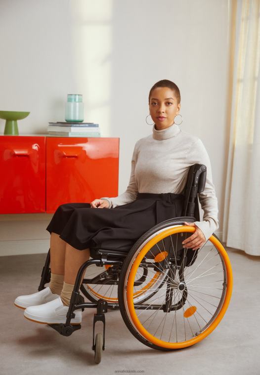 Anna Field kvinner plissert skjørt svart P266L779