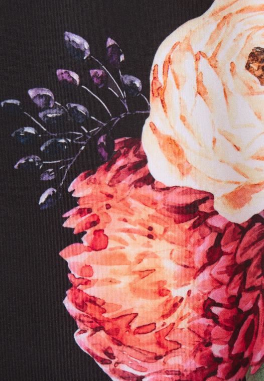 Anna Field kvinner plissert skjørt svart/rosa P266L778