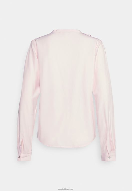 Anna Field kvinner bluse med frontal volant bluse rosa P266L684