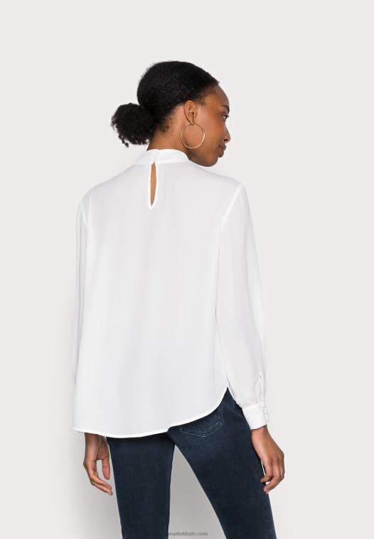 Anna Field kvinner bluse off-white P266L687