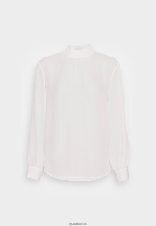 Anna Field kvinner bluse off-white P266L687