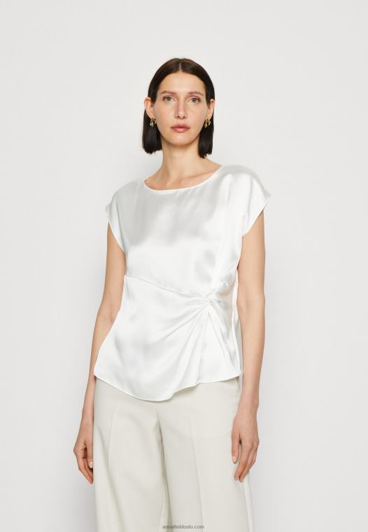 Anna Field kvinner bluse off white P266L689