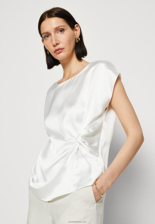 Anna Field kvinner bluse off white P266L689
