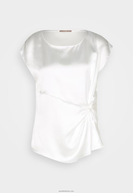 Anna Field kvinner bluse off white P266L689