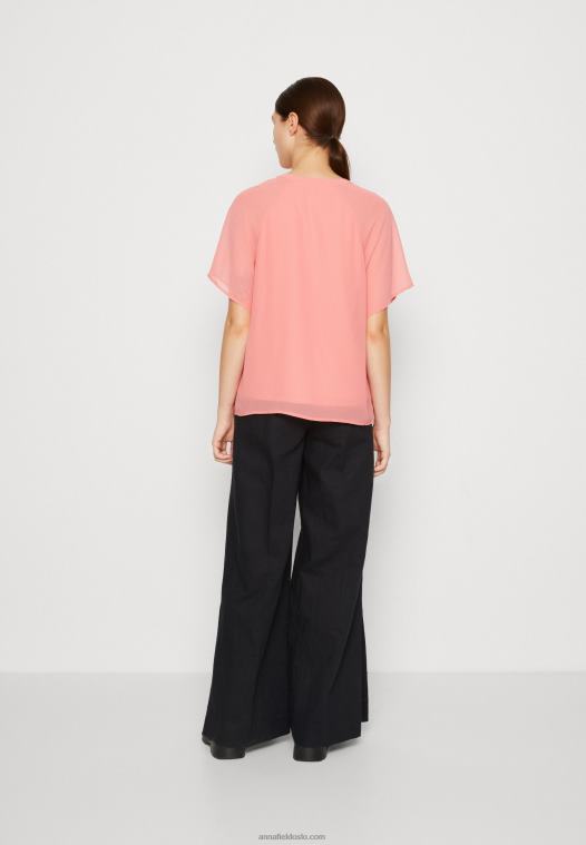 Anna Field kvinner bluse rosa P266L700