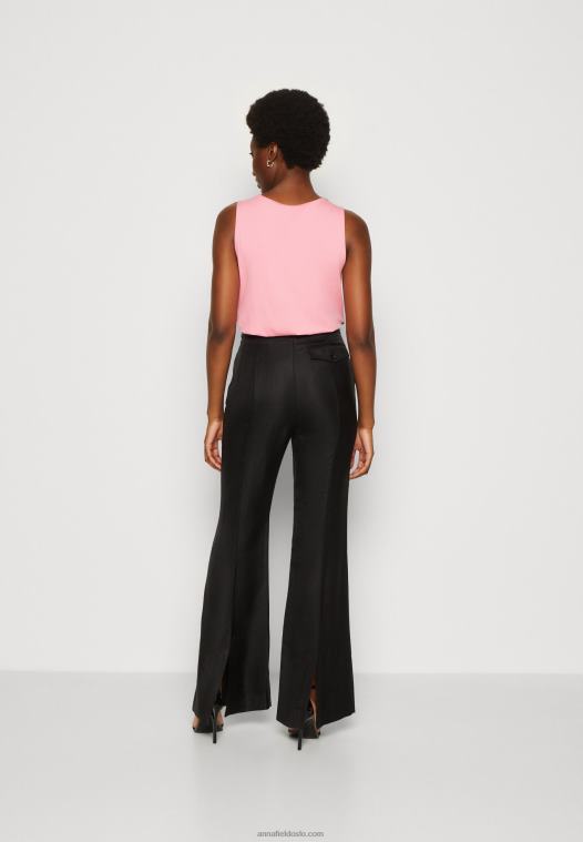 Anna Field kvinner bluse rosa/flerfarget P266L688