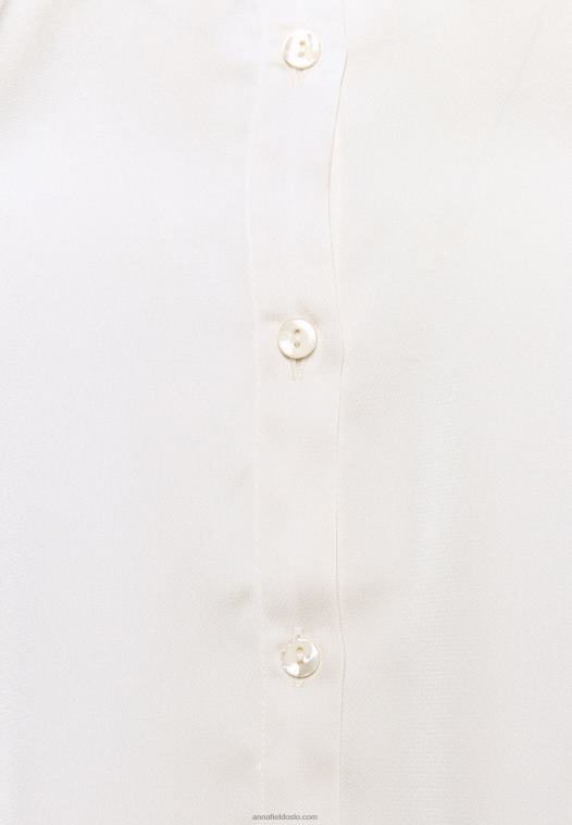 Anna Field kvinner button-down bluse beige P266L676