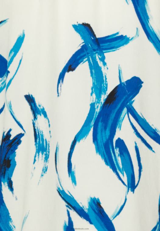 Anna Field kvinner button-down bluse hvit, blå P266L679