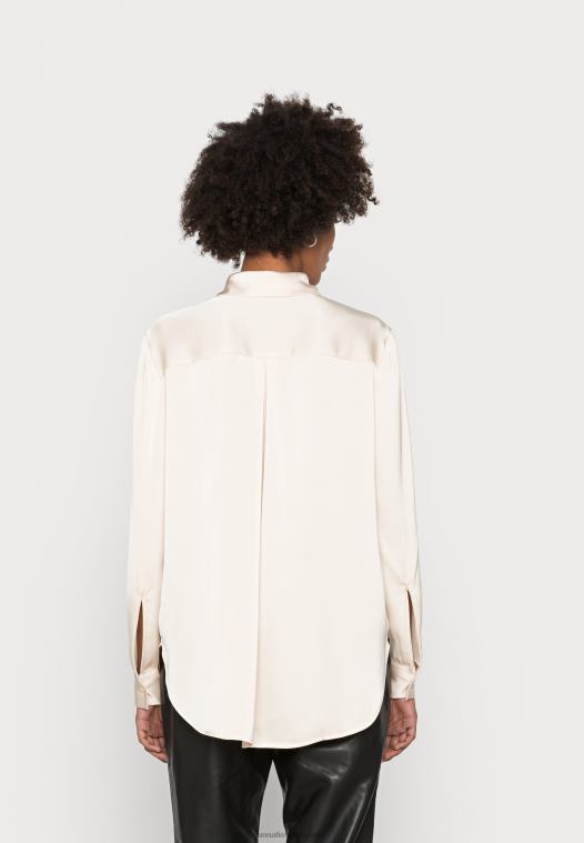 Anna Field kvinner button-down bluse naken P266L667