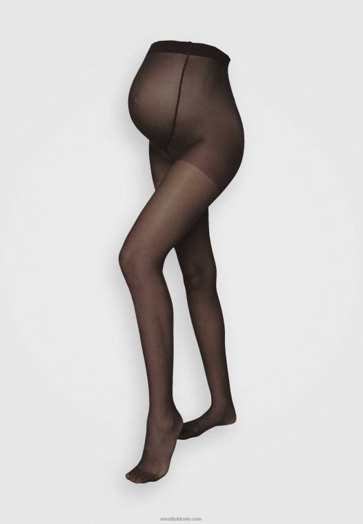 Anna Field kvinner 20 den 2-pak tights svart P266L1095