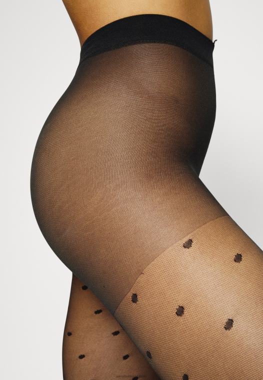 Anna Field kvinner 20 den prikkete tights tights svart P266L1098